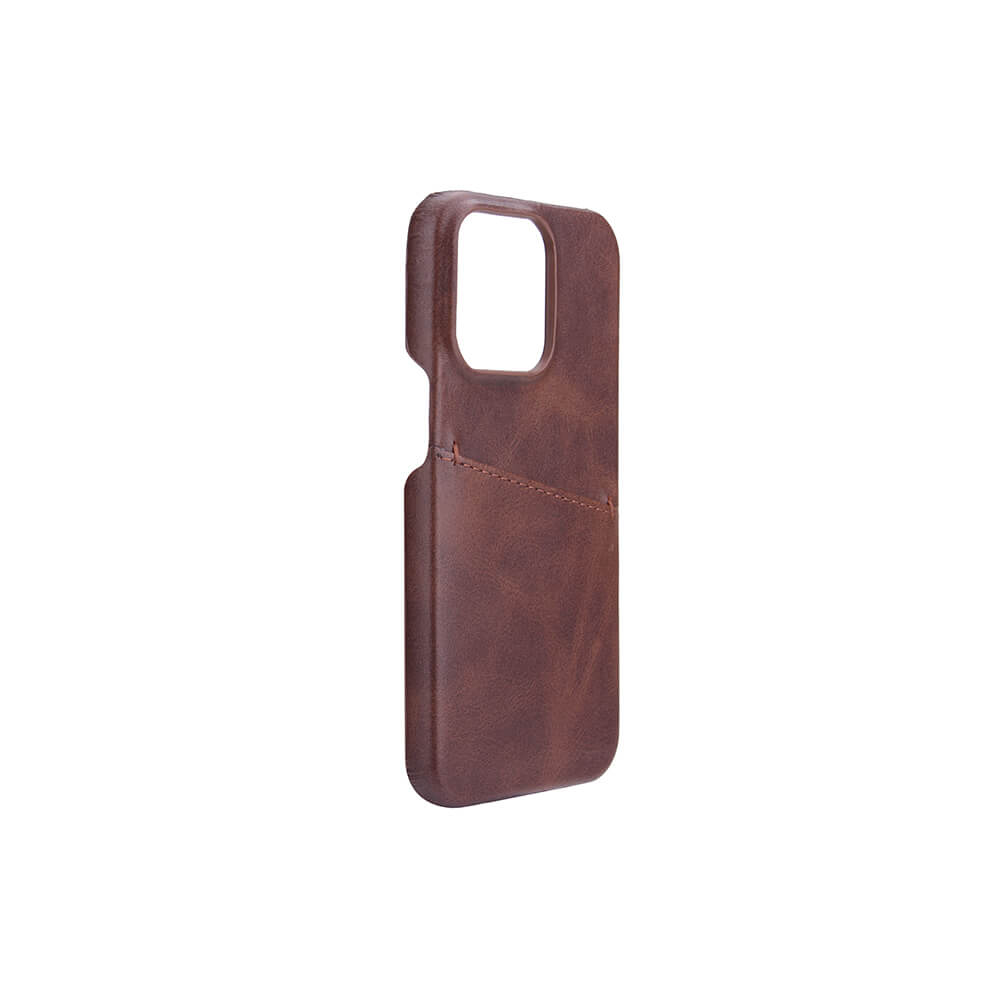 Onsala Mobile Cover Brown with Cardpocket iPhone 13 Pro – image 3
