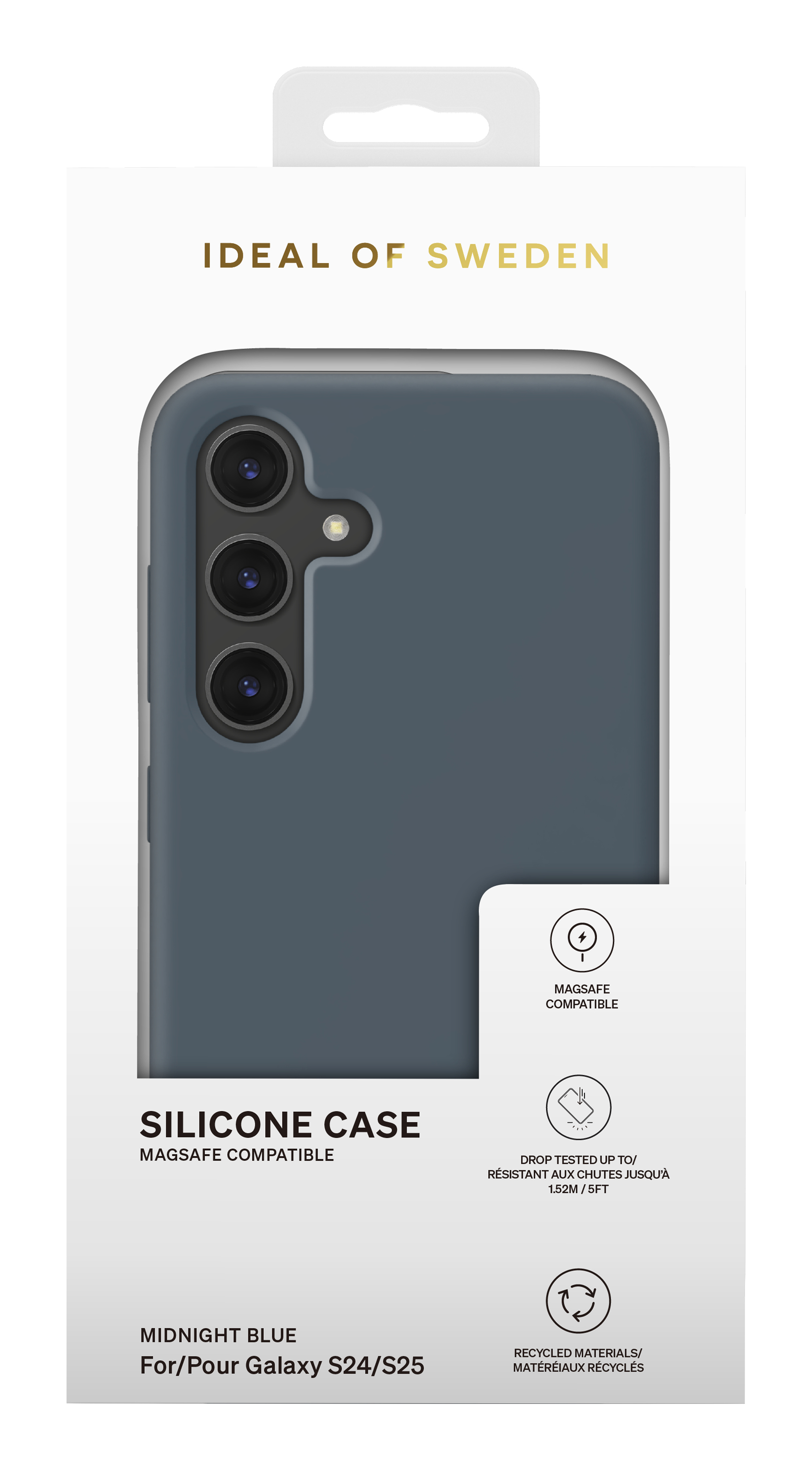 iDeal of Sweden Silicone Case MagSafe Galaxy S24 / S25 Midnight Blue – image 5