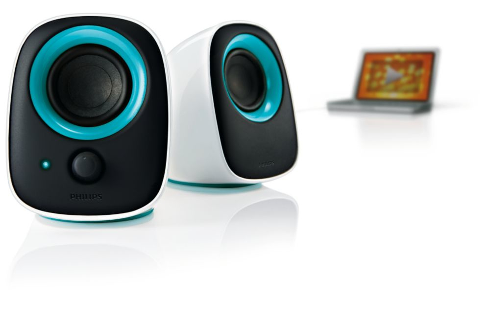 Philips SPA2210V Notebook USB speakers image 1