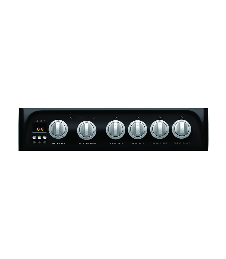 Hotpoint HUG52K cooker Freestanding cooker Natural gas Gas Black – image 3