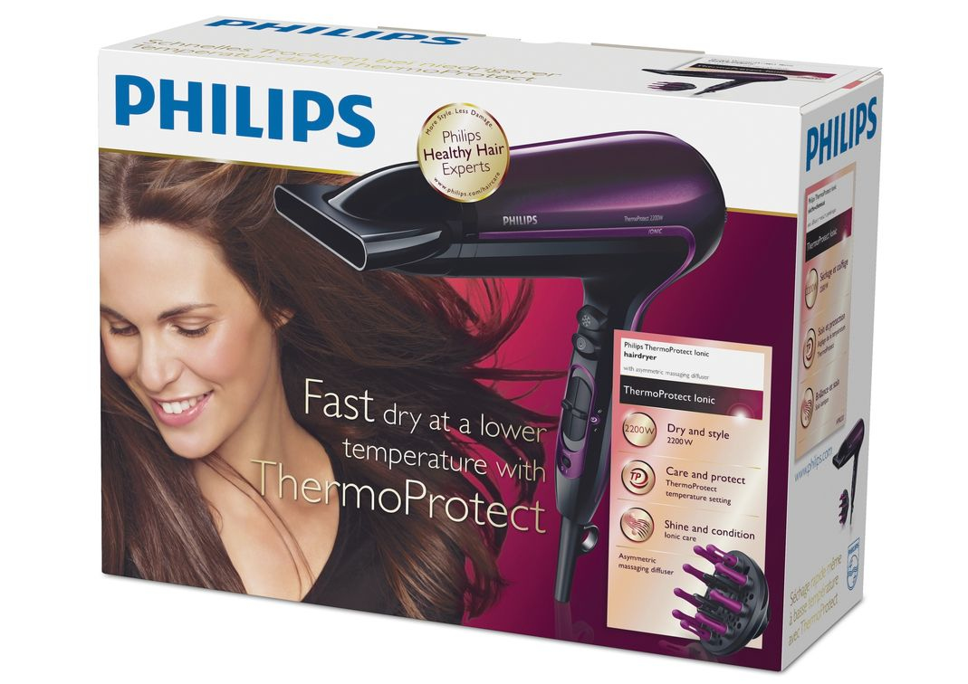 Philips ThermoProtect Ionic HP8233/08 hair dryer – image 2