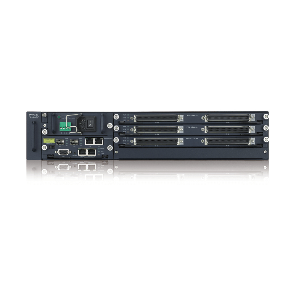 Zyxel IES4105 network equipment chassis 2U Black – image 3