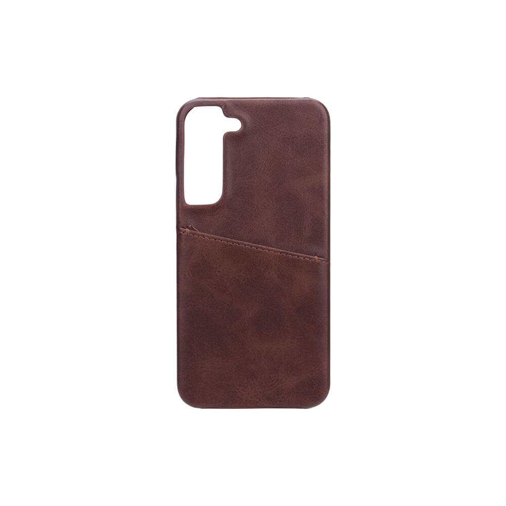 Onsala Mobilecover Brown with Cardpocket Samsung S22 – image 1