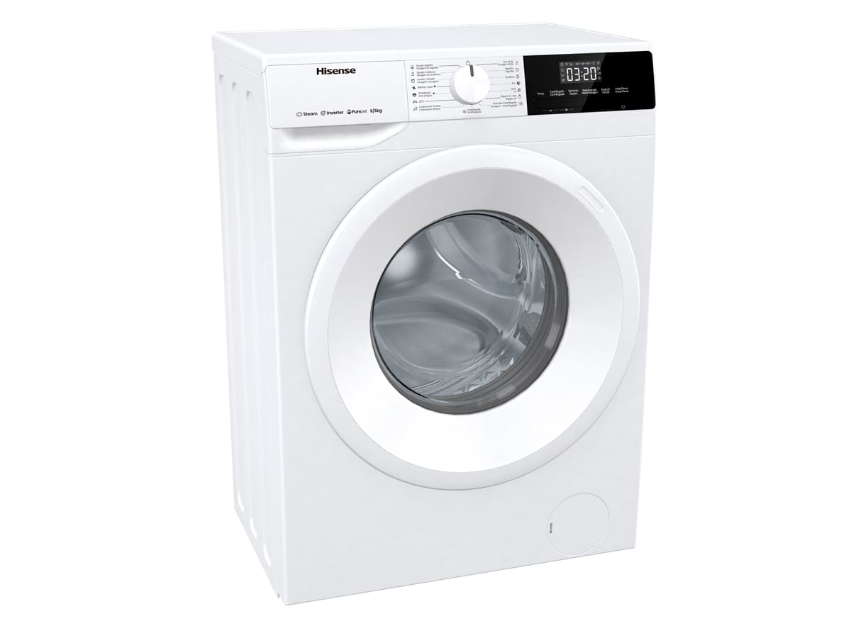 Hisense WDQE8014EVJM washer dryer Freestanding Front-load White – image 3