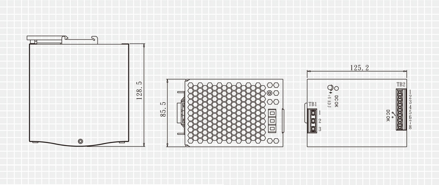 LevelOne Industrial Power Supply, 48VDC – image 2