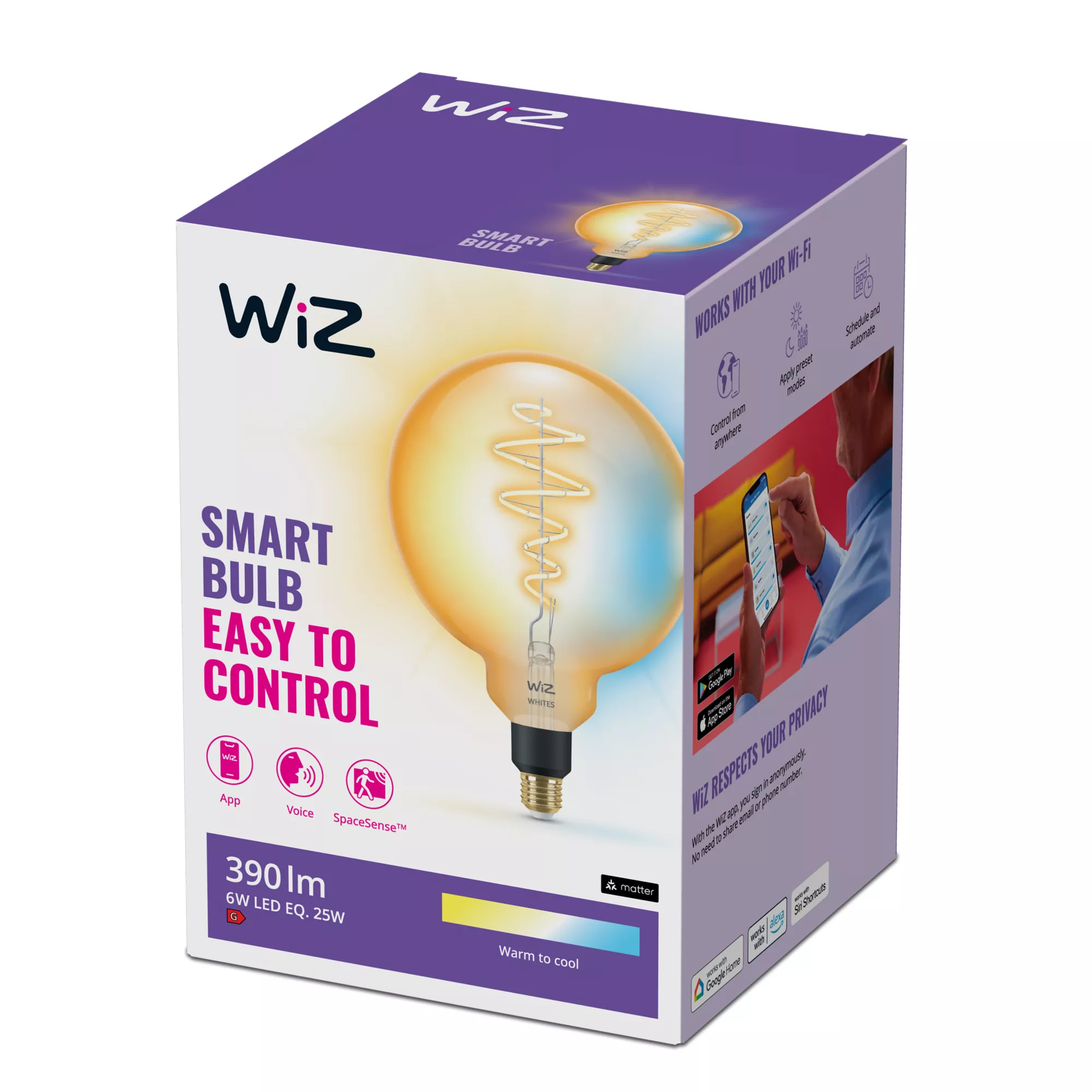 WiZ Filament Bulb Amber – image 4