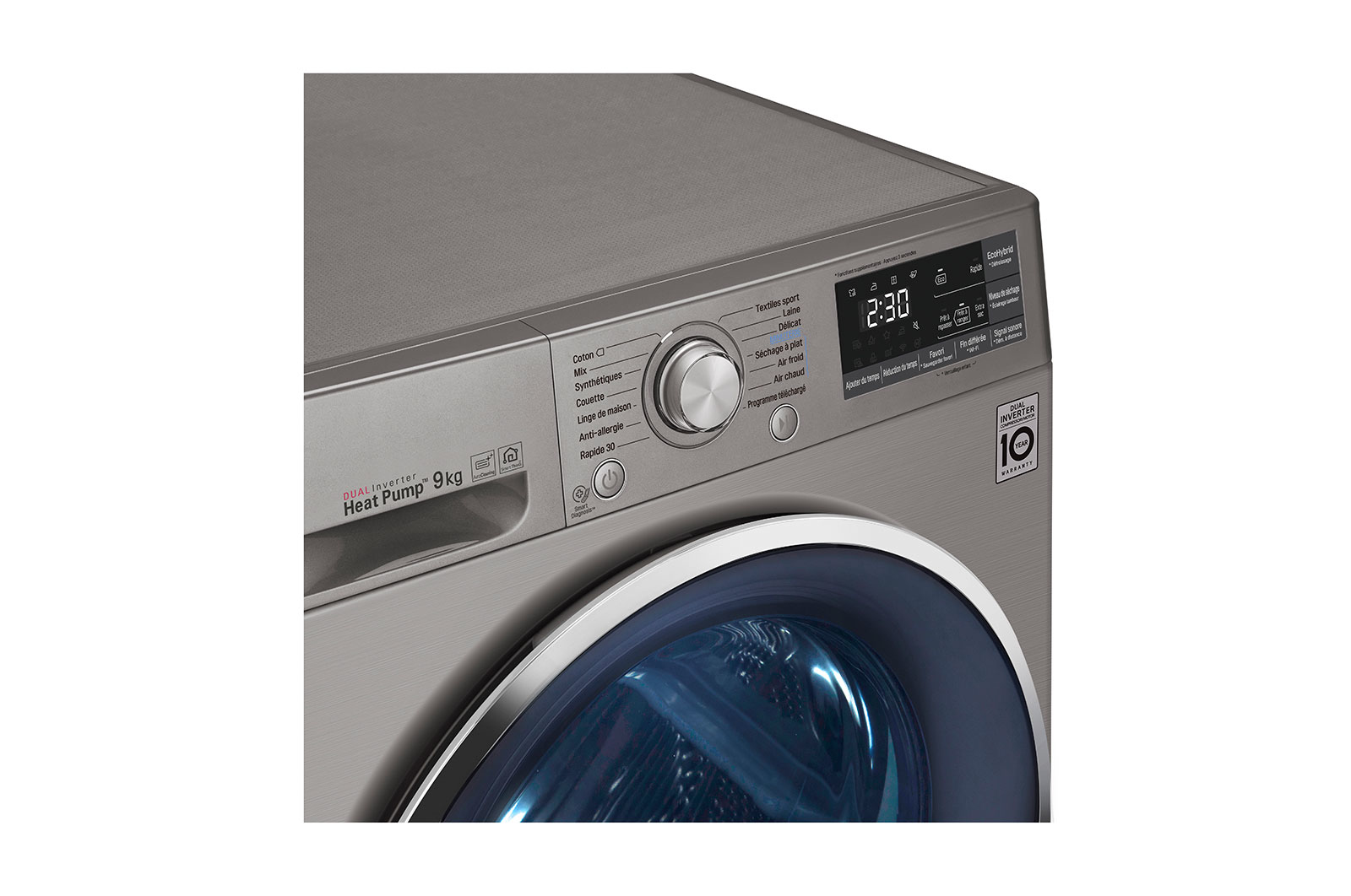 LG RC90U2EV2W tumble dryer Freestanding Front-load – image 8