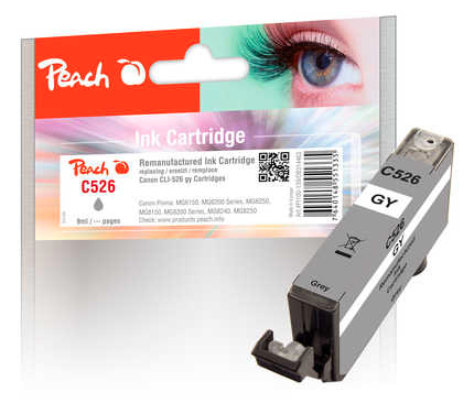 Peach 314463 ink cartridge 1 pc(s) Compatible Grey