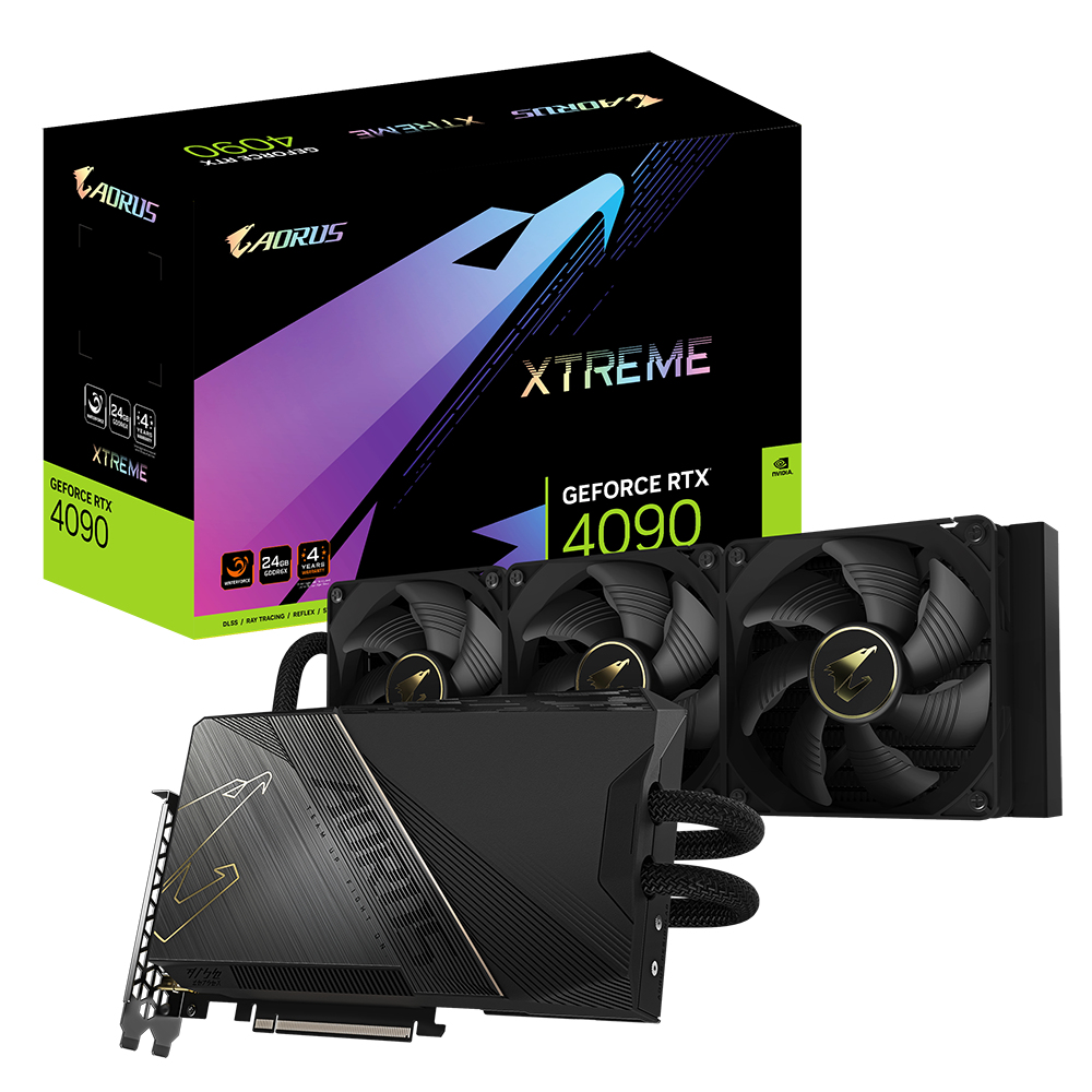 GIGABYTE AORUS GeForce RTX 4090 XTREME WATERFORCE 24G