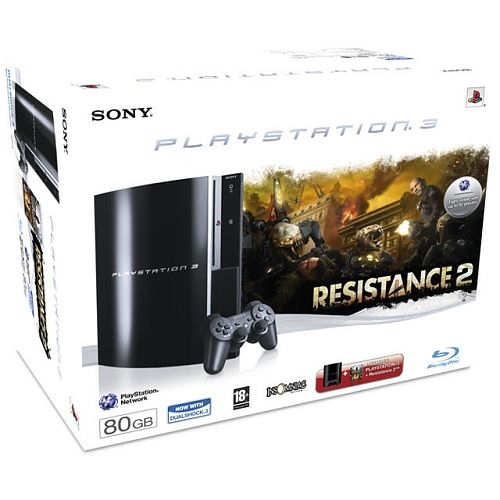 Sony Interactive Entertainment PlayStation 3 Konsole 80 GB + Resistance 2 – image 1