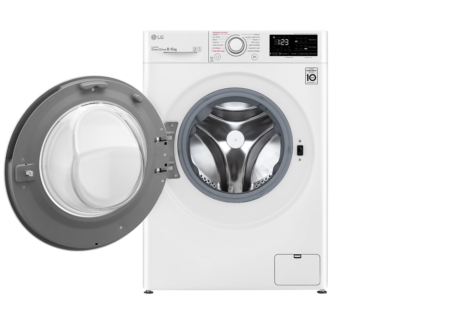LG F4DV3108S1W washer dryer Freestanding Front-load White – image 2