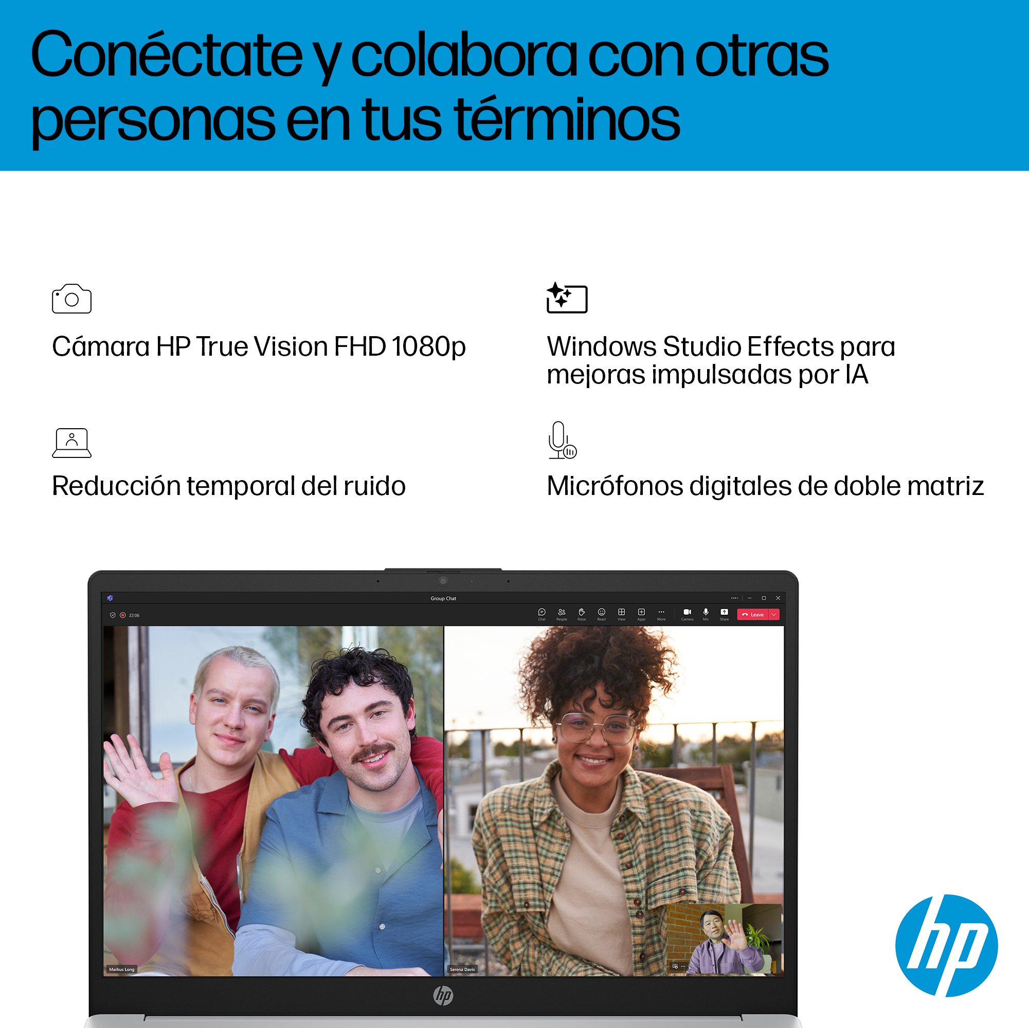 Portátil - HP OmniBook 3 NGAI 15-fn0001ns, 15,6" Full HD, AMD Ryzen™ AI 7 350, 32 GB RAM, 1 TB SSD, Radeon™ 860M, Windows 11 Home, Plata - imagen 11
