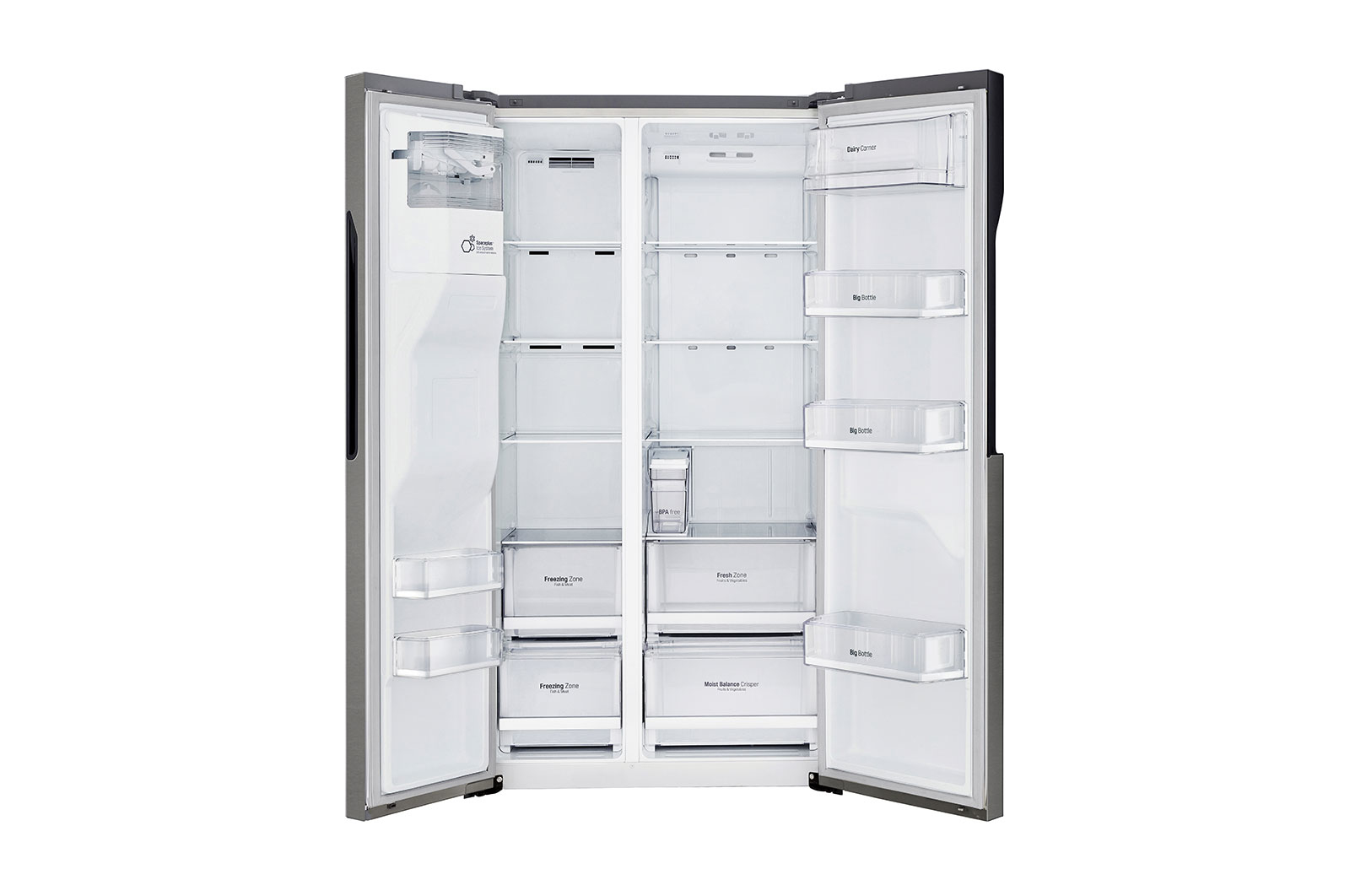 LG GSL361ICEV side-by-side refrigerator Freestanding – image 6