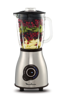 Moulinex lm850 1.75 L Tabletop blender 1400 W Stainless steel – image 1