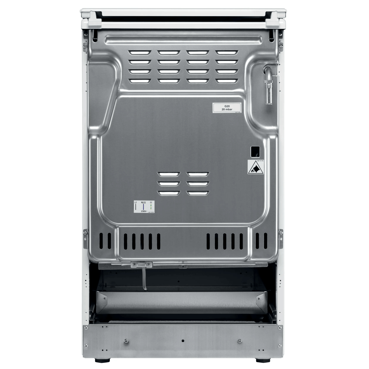 Electrolux LKK500010W Freestanding cooker Electric Gas White – image 2