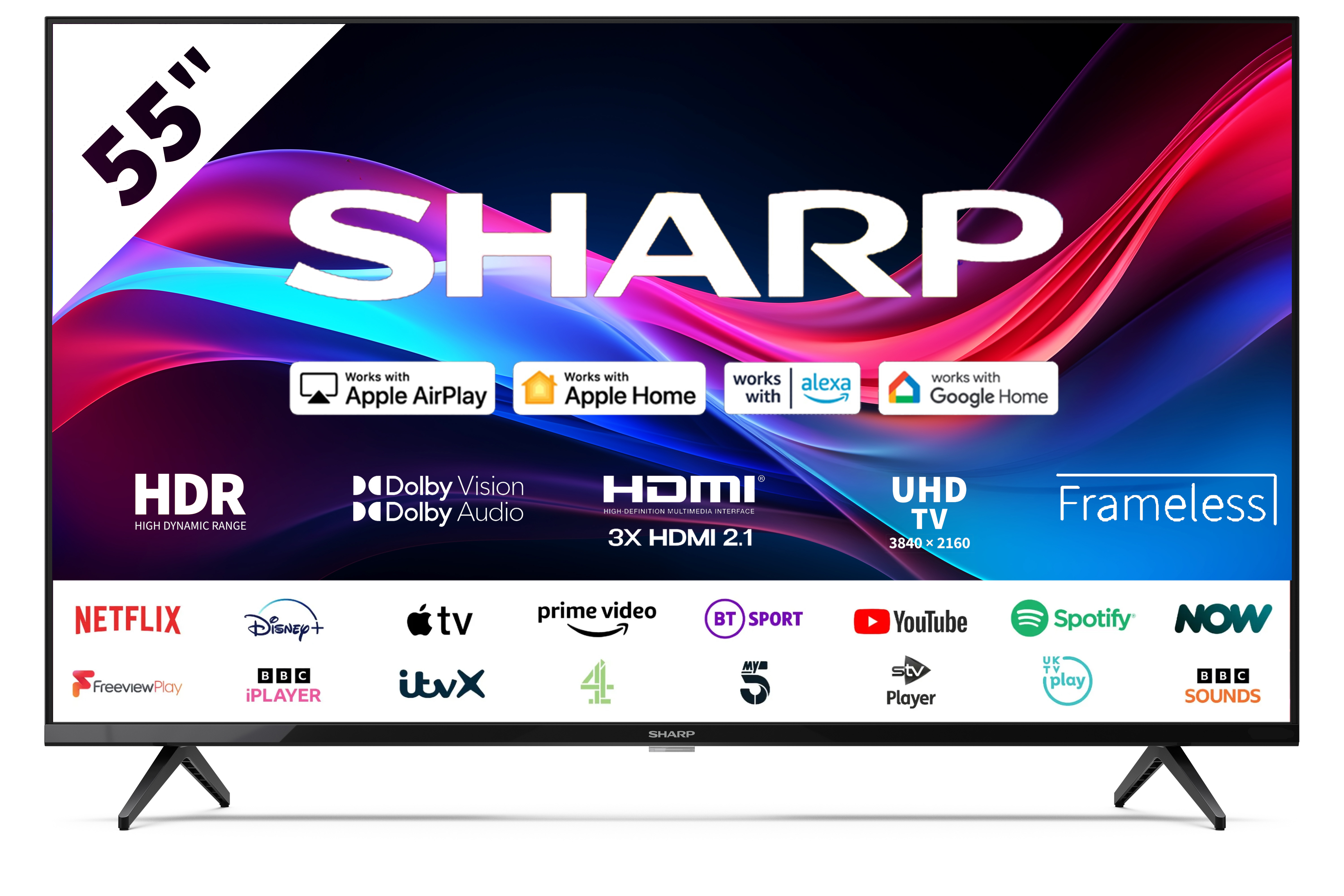Sharp GJ4225K 55" — vue 1 sur 8