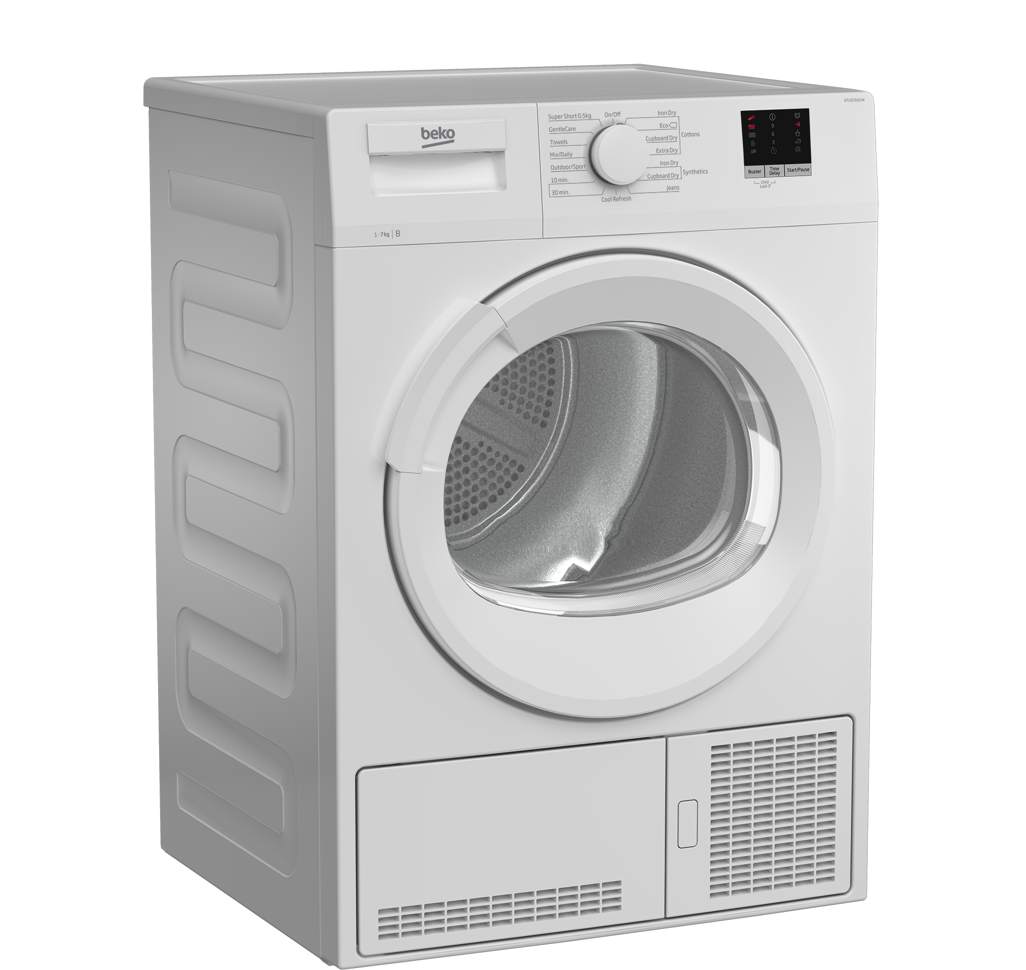 Beko DTLCE70151W tumble dryer Freestanding Front-load – image 2