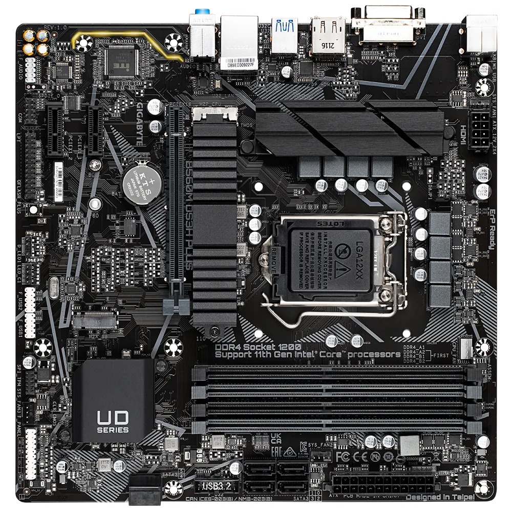 GIGABYTE B560M DS3H PLUS – image 2