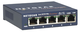 NETGEAR 5 Port Fast Ethernet Network Switch (4 for 3)