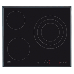 AEG 64130-KF-n Black Built-in Ceramic hob 3 zone(s)