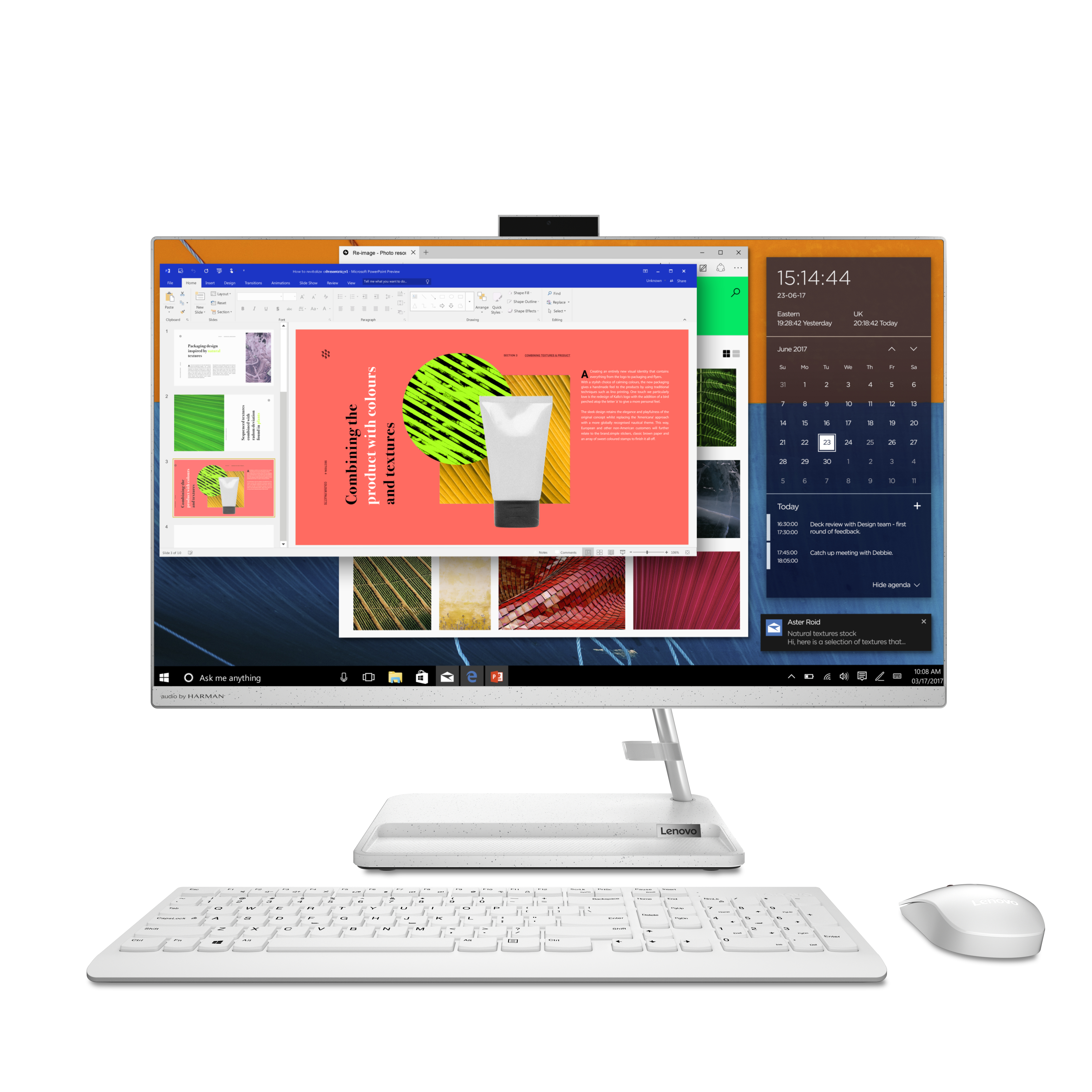 Lenovo IdeaCentre AIO 3 27ALC6 AMD Ryzen™ 7 7730U 68.6 cm (27″) 1920 x 1080 pixels All-in-One PC 16 GB DDR4-SDRAM 512 GB SSD Windows 11 Home Wi-Fi 6 (802.11ax) White image 6