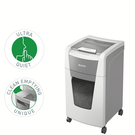 Leitz IQ Autofeed Office 300 Automatischer Aktenvernichter Mikroschnitt P5 – Foto 5 von 10