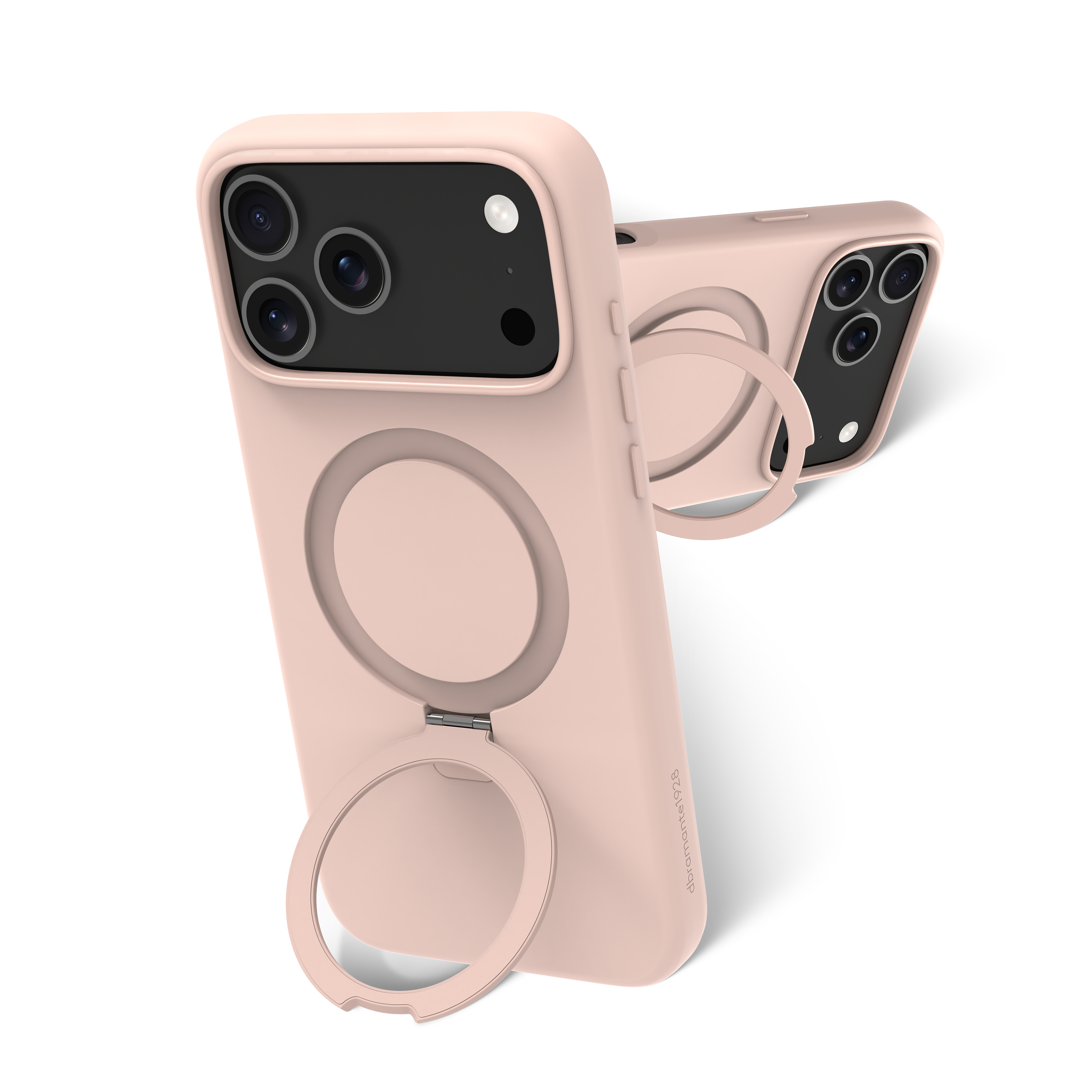 dbramante1928 Roskilde - Back cover for mobile phone - kick - MagSafe compatibility - ICON - pink sand - for Apple iPhone 17 Pro Max