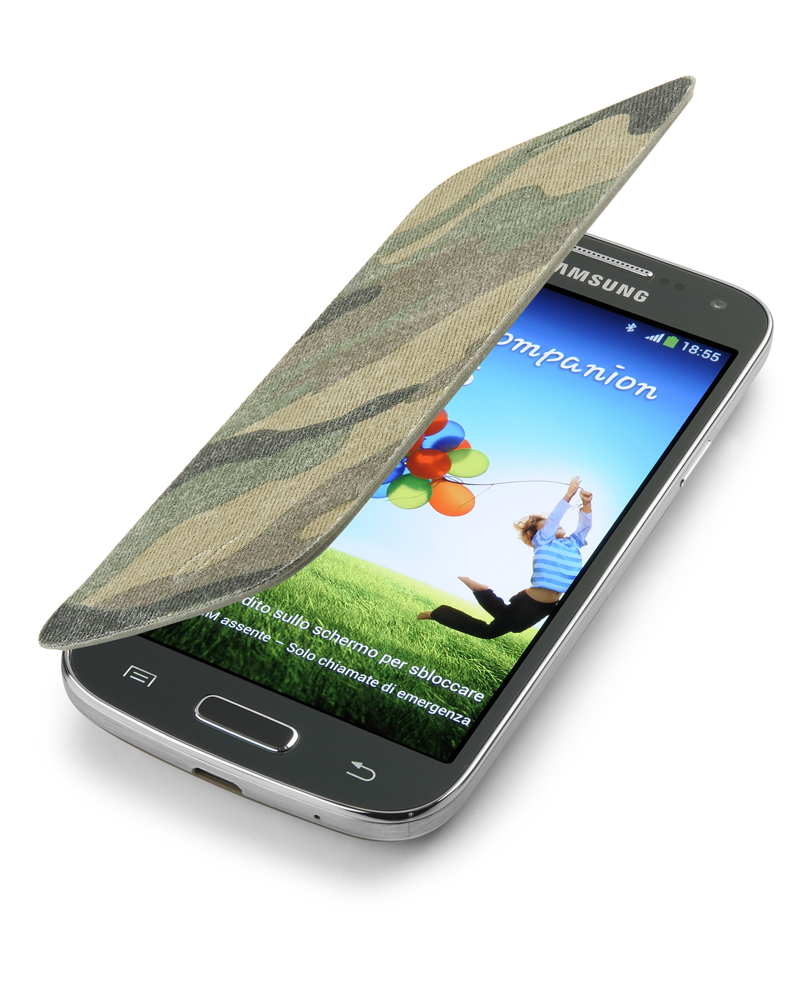 Cellularline Flip Book Galaxy S4 Mini - Army – image 6