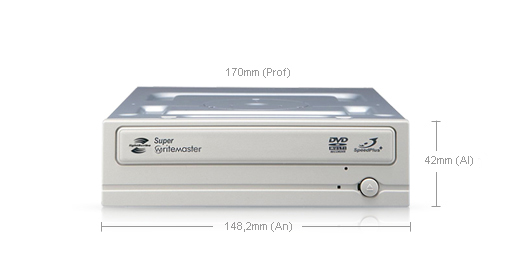 Samsung 22x DVD±RW LS SATA Writer Bulk – image 3
