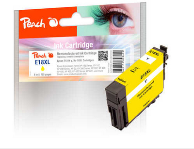 Peach 318102 ink cartridge 1 pc(s) Compatible Yellow