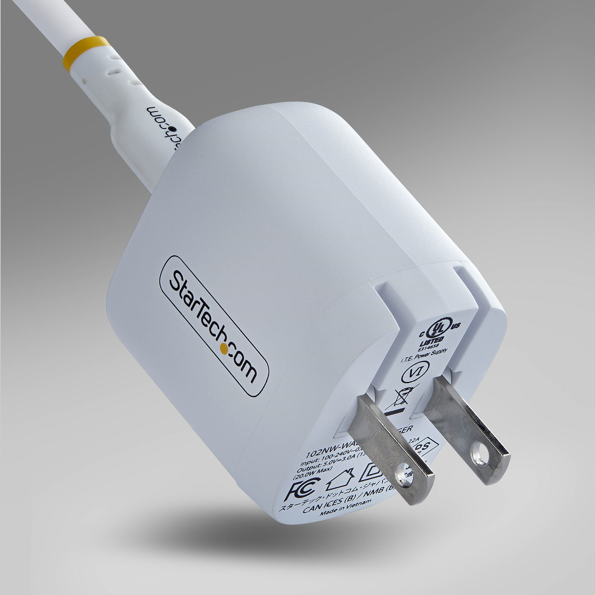 StarTech.com 20W USB‑C Wall Charger, Portable Charger with USB Power Delivery Fast Charging – image 4