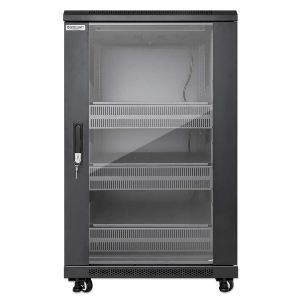 Intellinet Pro Line Network Cabinet with Integrated Fans, 18U – image 3