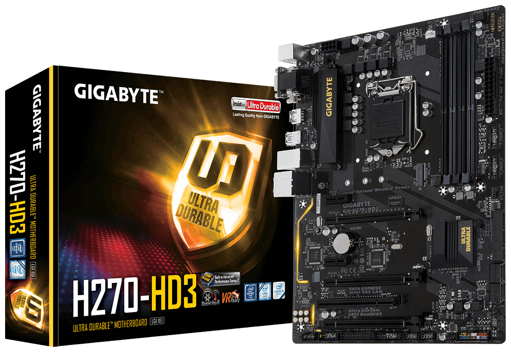 GIGABYTE GA-H270-HD3 motherboard Intel® H270 LGA 1151 (Socket H4) ATX – image 4