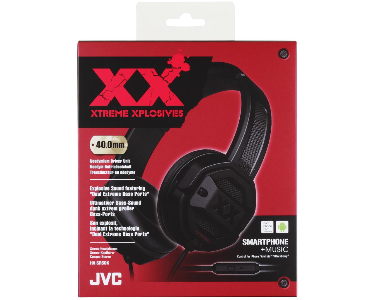 JVC HA-SR50X-E XTREME XPLOSIVES series headphones – image 2