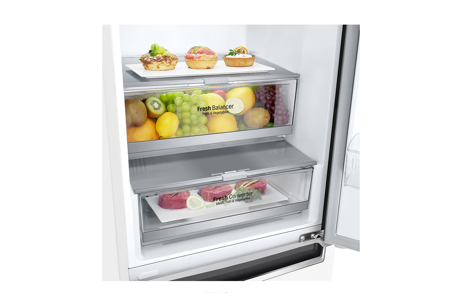 LG GBB71SWEZN fridge-freezer Freestanding – image 9
