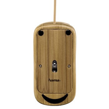 Hama Bamboo mouse Ambidextrous USB Type-A Optical 1000 DPI – image 4