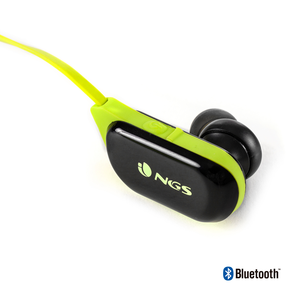 NGS ARTICARANGERYELLOW headphones/headset Wireless In-ear, Neck-band Sports Bluetooth Black, Yellow – image 5