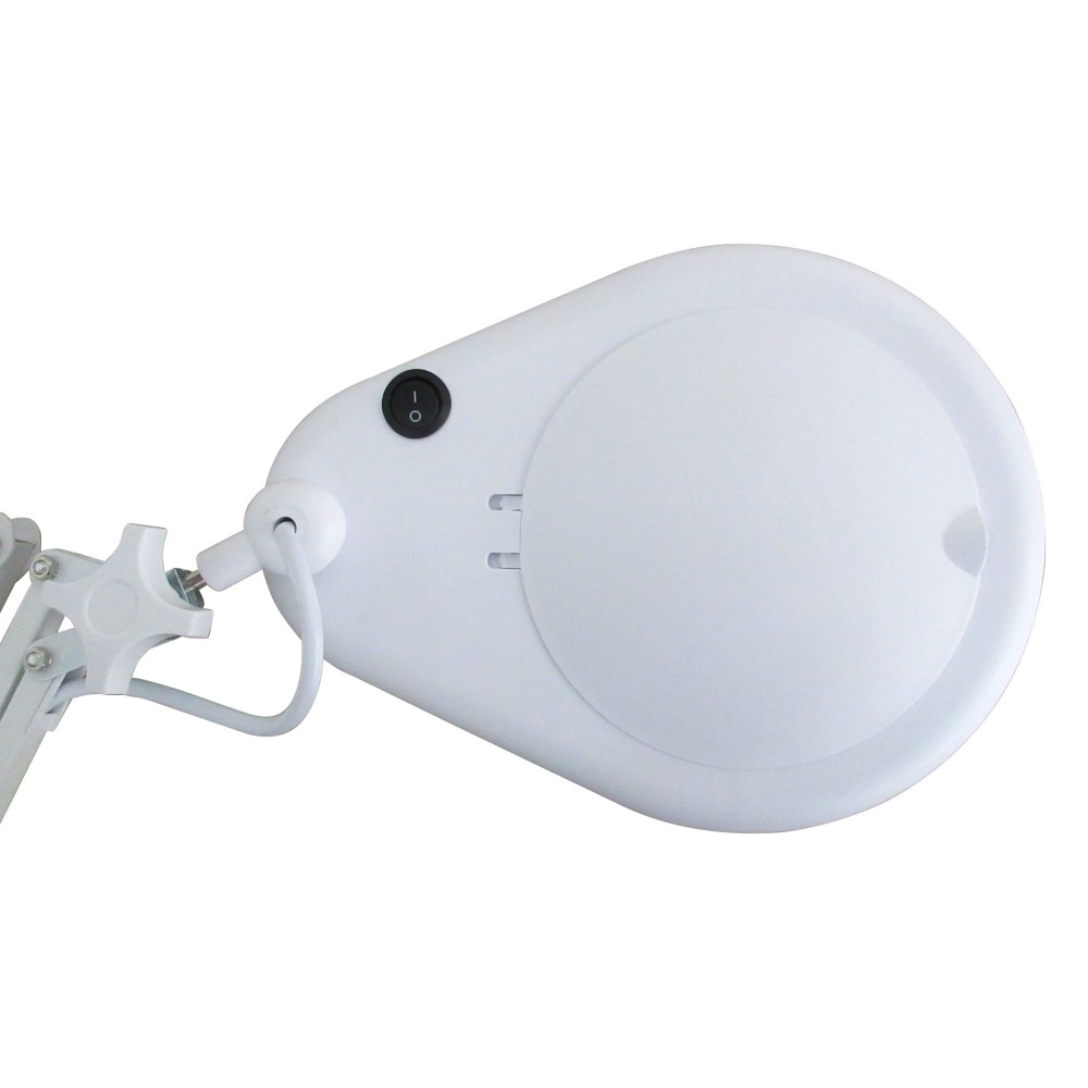 صورة مصباح مكبر Techly I-TOOL-SD-125TY، تكبير 2.25x، قطر عدسة 12.7 سم، LED، أبيض