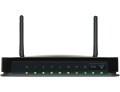 NETGEAR DGN2200M wireless router Fast Ethernet Black