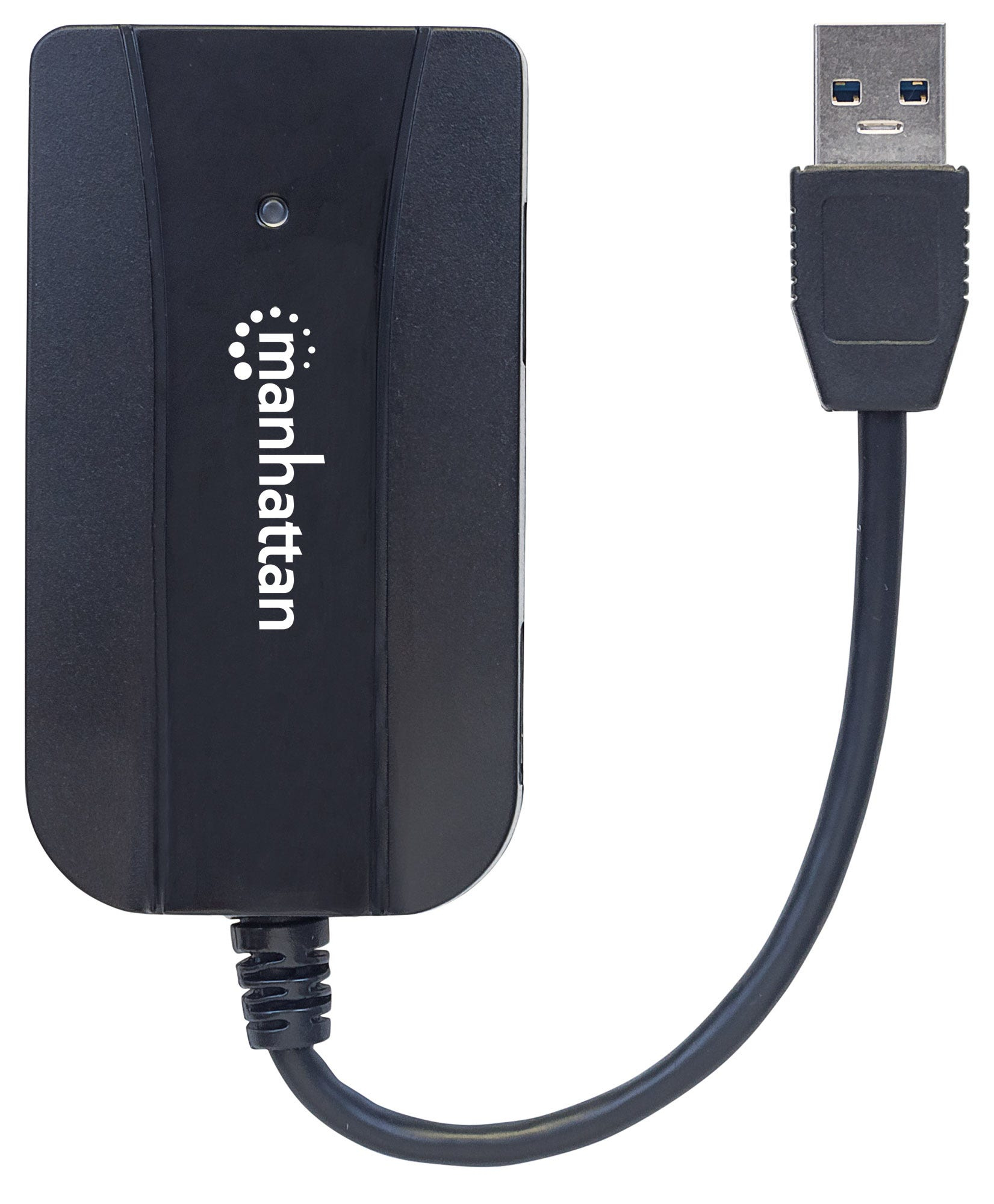 Manhattan USB-A 3-Port Hub and Card Reader/Writer, 3x USB-A Ports, 5 Gbps (USB 3.2 Gen1 aka USB 3.0), Supports MicroSD, SD and MMC Memory Cards, Bus Powered, Su – image 7