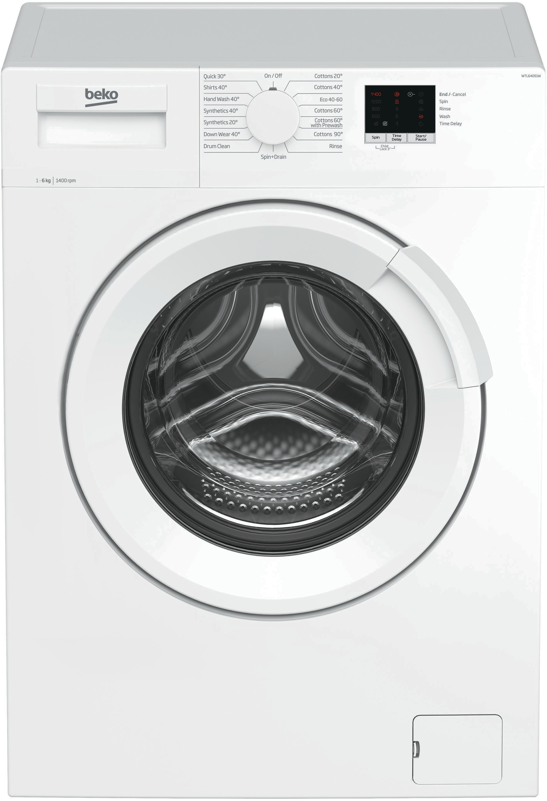 Beko WTL64051W washing machine Front-load – image 2