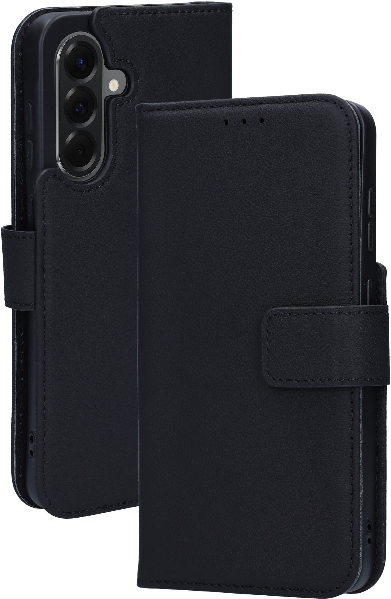 Mobiparts Leather Wallet Case Samsung Galaxy A56 Black