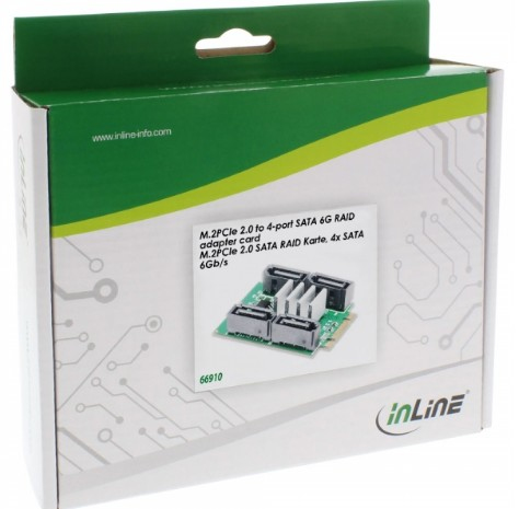 InLine 66910 interface cards/adapter Internal SATA – image 3