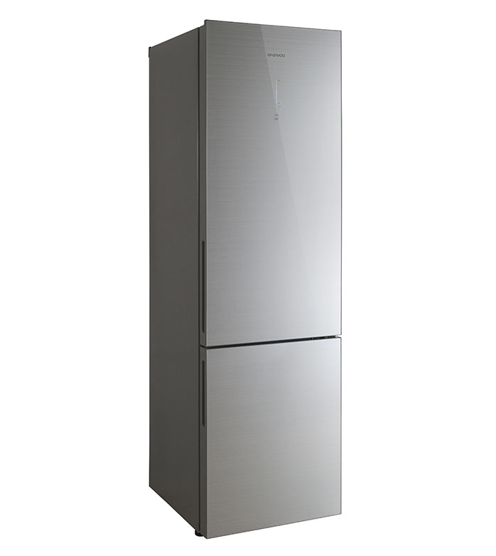 Daewoo RCT-360NSG fridge-freezer Freestanding Silver – image 3