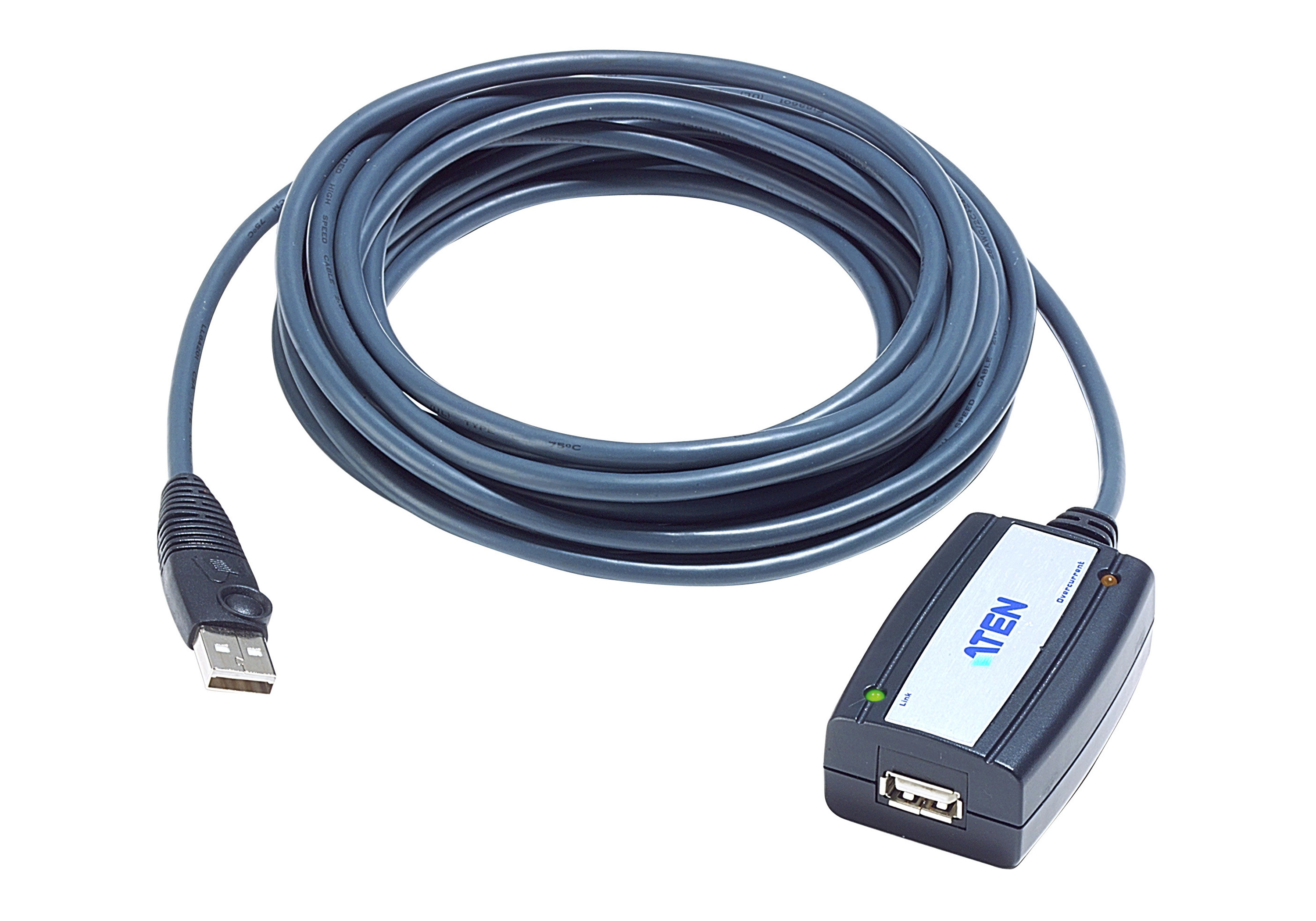 ATEN UE250 USB cable USB 2.0 5 m USB A Black