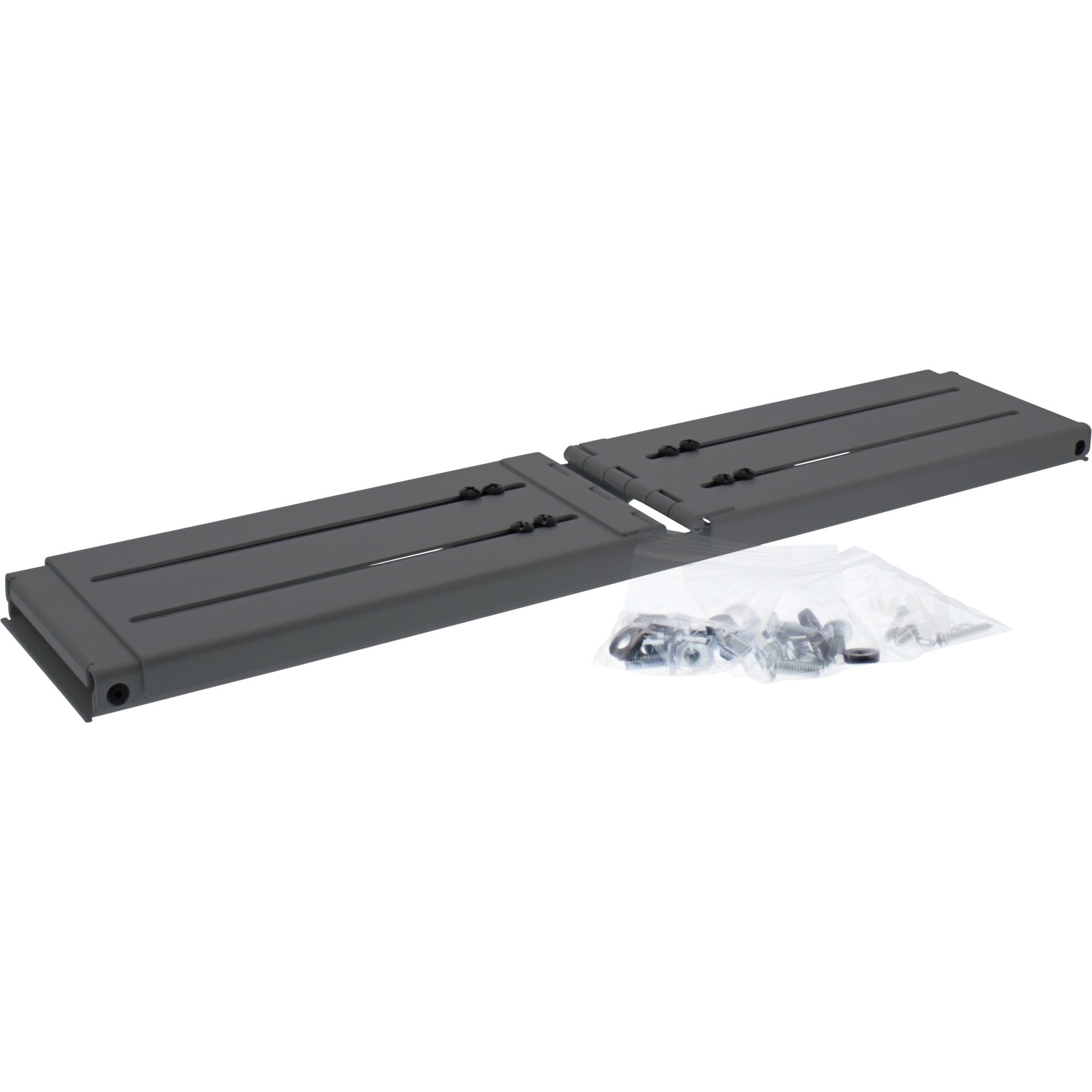 InLine 19" foldable rack, 2U, 24-40cm depth, black – image 3