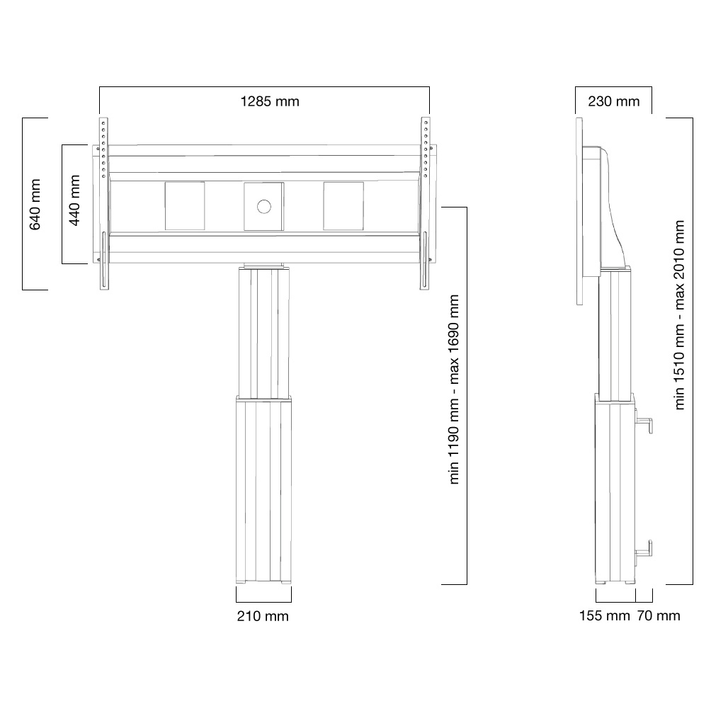 Neomounts flat screen floor stand – image 6