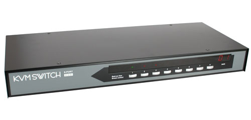 InLine 60668 KVM switch Black