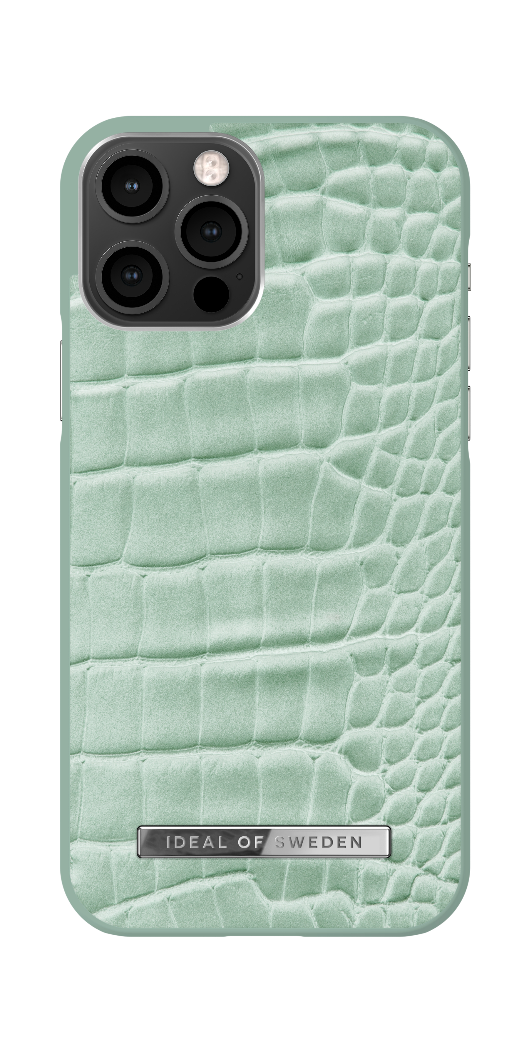 iDeal of Sweden Atelier Case iPhone 12/12P Mint Croco – image 4