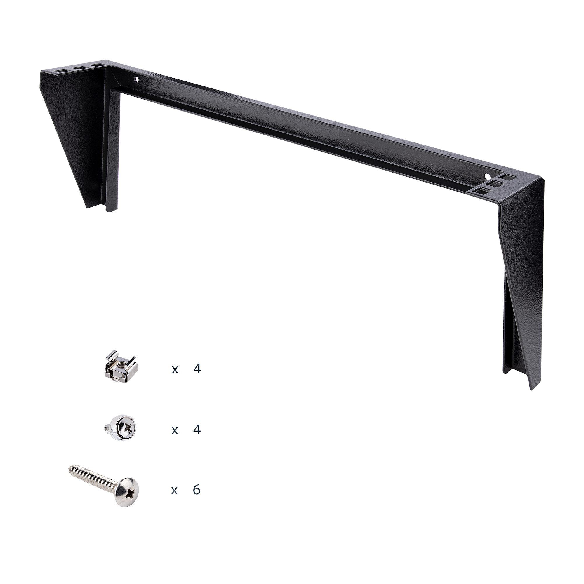 StarTech.com 1U 19” Wall Mount Vertical Rack Bracket, Wall Mount Patch Panel Bracket for Data/AV/IT/Computer Equipment, 1U Rack for Cabinet or Server Room, Supp – image 8